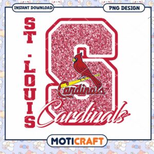 St Louis Cardinals Glitter PNG