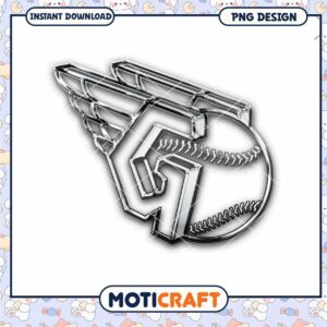 Silver Baseball Wing PNG Design