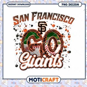 SF Giants PNG Baseball Design