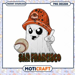 SF Giants Ghost Baseball PNG