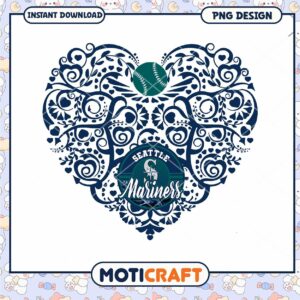 Seattle Mariners Heart PNG