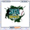 Seattle Mariners Baseball PNG Design Instant Download