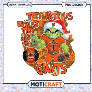 San Francisco Giants Grinch PNG Design Instant Download