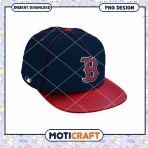 Red Sox Hat PNG Design