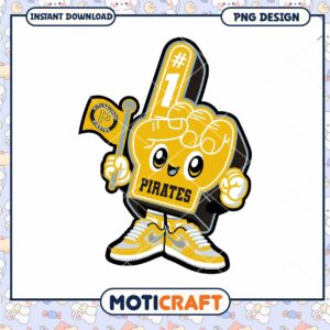 Pittsburgh Pirates Foam Finger PNG