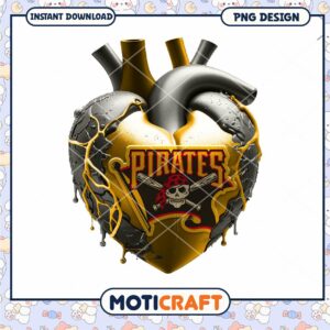 Pirates Heart PNG Sublimation