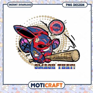 Phillies Bunny PNG Baseball Design