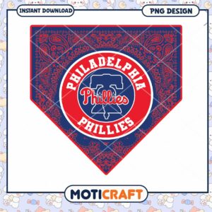 Phillies Bandana PNG Design