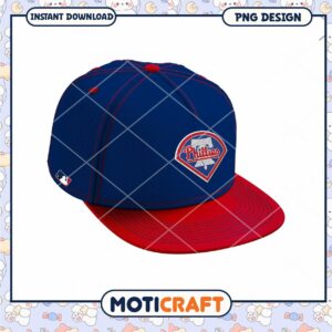 Philadelphia Phillies Cap PNG Design for Instant Download