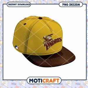 Padres Baseball Cap PNG Design