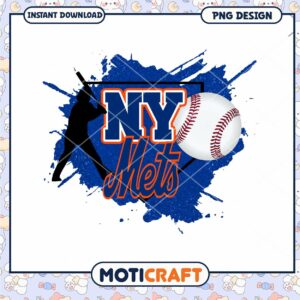 NY Mets PNG Baseball Design
