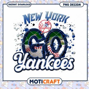 New York Yankees Go PNG Design