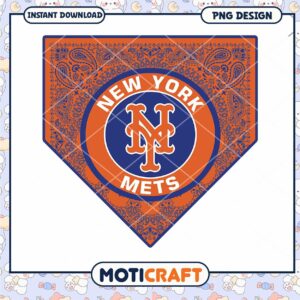 New York Mets Baseball PNG Design