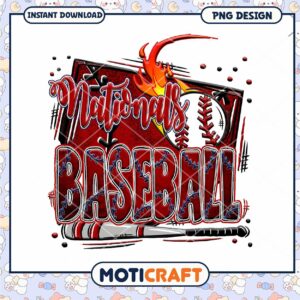 Nationals Baseball PNG Design