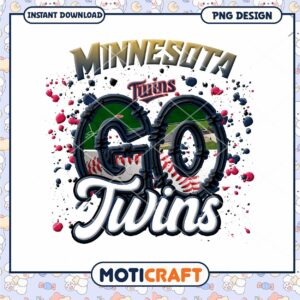 Minnesota Twins Go PNG Sublimation