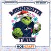 Minnesota Twins Christmas Grinch Baseball PNG Design 2 Minnesota Twins Christmas Grinch Baseball PNG Design