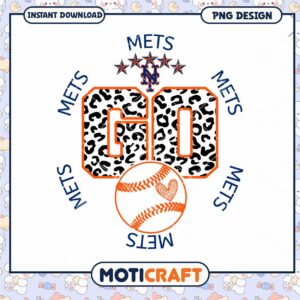 Mets Go Leopard Baseball PNG Mets Go Leopard Baseball PNG