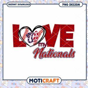 Love My Nationals Baseball PNG Love My Nationals Baseball PNG