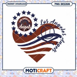 Los Angeles Angels Baseball Heart PNG Los Angeles Angels Baseball Heart PNG