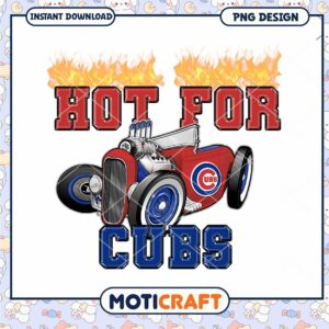 Hot Rod Cubs PNG Design