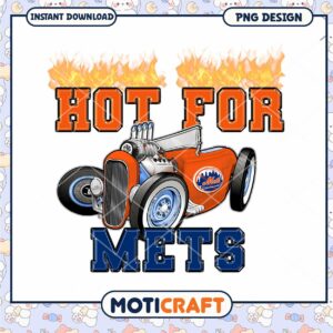 Hot Rod Mets PNG Design