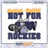 Hot For Rockies Vintage Car PNG Instant Download Design