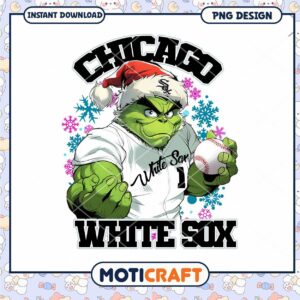 Grinch White Sox Christmas PNG