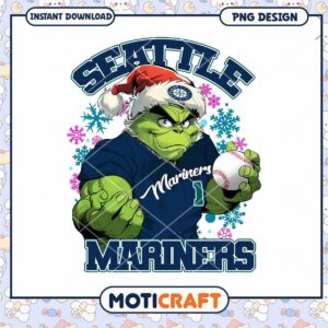 Grinch Seattle Mariners PNG