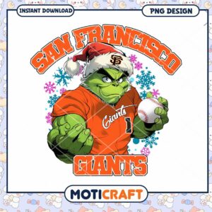 Grinch SF Giants PNG Design