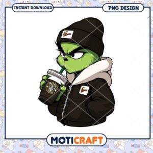 Grinch Padres PNG Sublimation