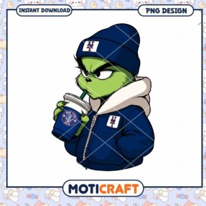Grinch Mets PNG Sublimation Design