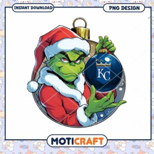 Grinch KC Ornament PNG Design Grinch KC Ornament PNG Design