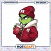 Grinch in Cardinals Jacket PNG Instant Download Design 1 Grinch in Cardinals Jacket PNG Instant Download Design