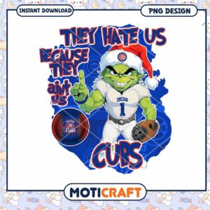 Grinch Cubs Christmas PNG