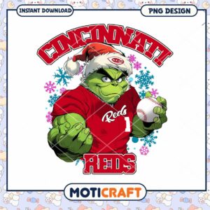 Grinch Cincinnati Reds PNG