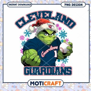 Grinch Cleveland Guardians PNG