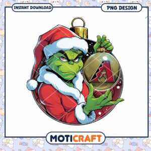 Grinch Christmas Ornament PNG Download for Holiday Fun
