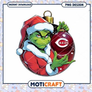 Grinch Christmas Ornament PNG Download for Holidays