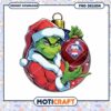 Grinch Christmas Ornament PNG Design for Phillies Fans