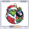 Grinch Christmas Ornament PNG Baseball Design Download
