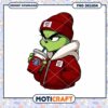 Grinch Character Drinking Coffee PNG Download Design 2 Grinch Character Drinking Coffee PNG Download Design