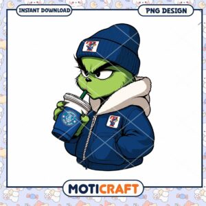 Grinch Blue Jays PNG Design Grinch Blue Jays PNG Design