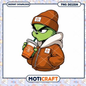 Grinch Astros PNG Sublimation
