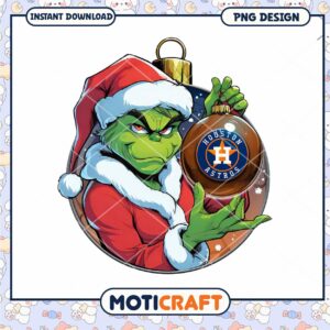 Grinch Astros Christmas Ornament PNG Grinch Astros Christmas Ornament PNG