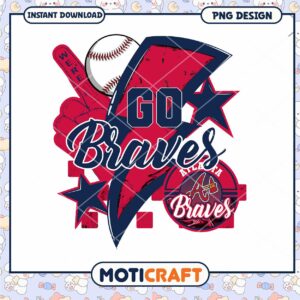 Go Braves PNG Baseball Design Go Braves PNG Baseball Design