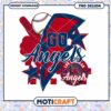 Go Angels Baseball PNG Design