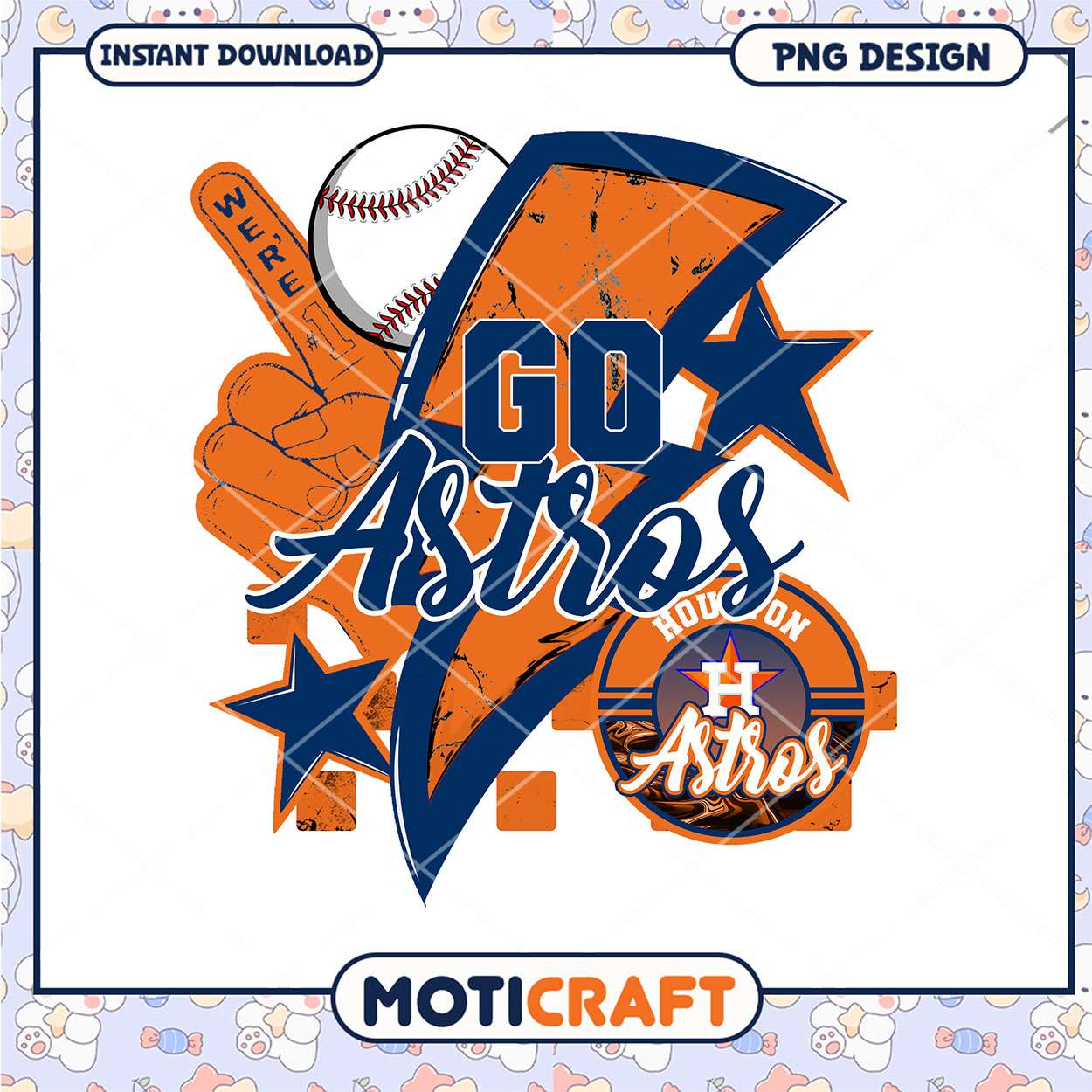 Go Astros PNG Baseball Design Go Astros PNG Baseball Design