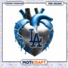 Dodgers Heart PNG Design 1 Dodgers Heart PNG Design