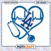 Dodgers Heartbeat PNG Design 1 Dodgers Heartbeat PNG Design
