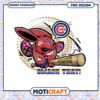 Cubs Bunny Baseball PNG Design 2 Cubs Bunny Baseball PNG Design